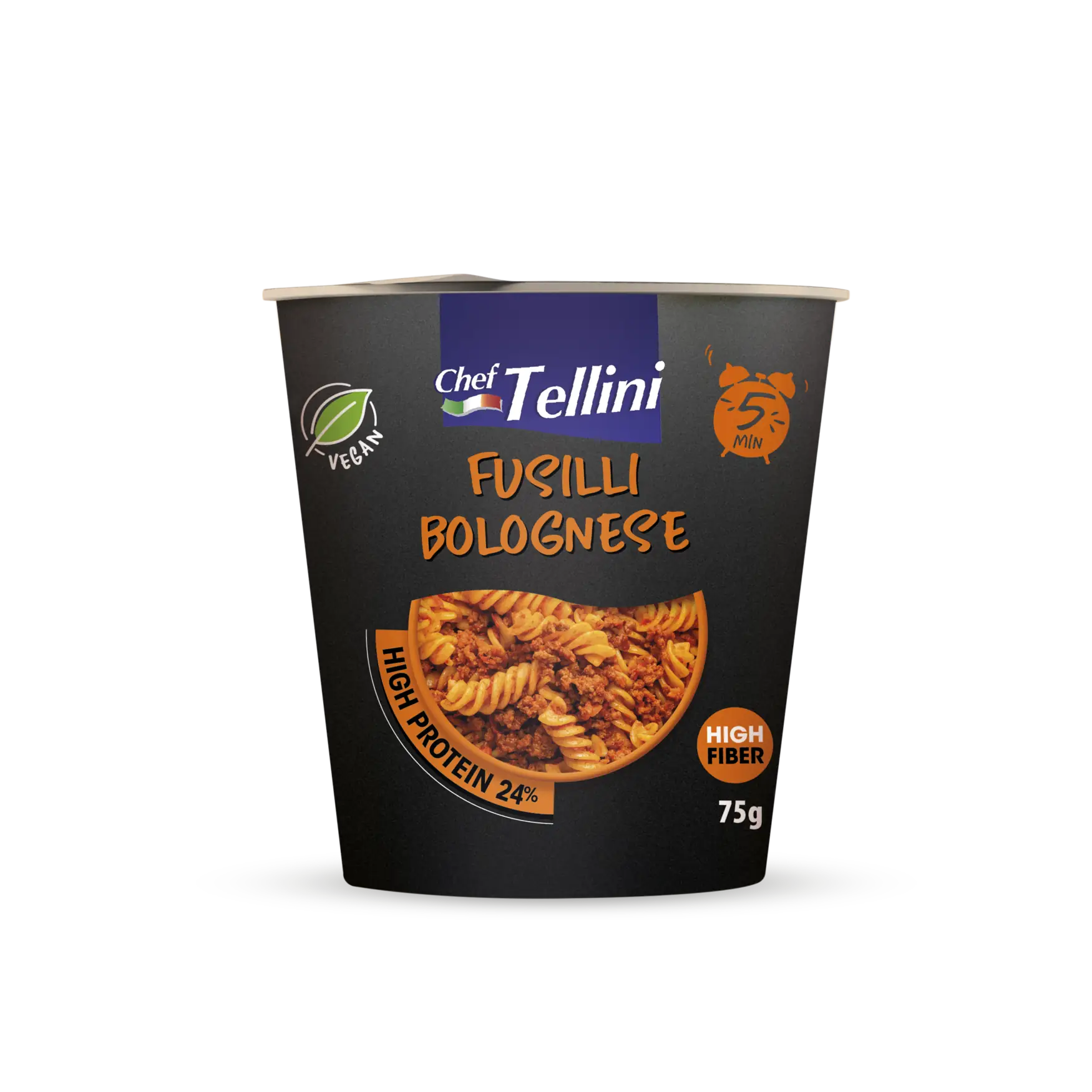 CHEF TELLINI - RENDER INSTACUP - HIGHROTEIN - BOLOGNESE